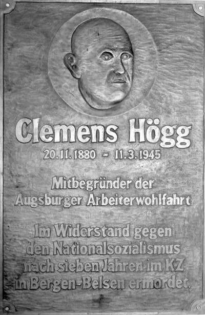 Ehrentafel für Clemens Högg im Clemens-Högg-Haus