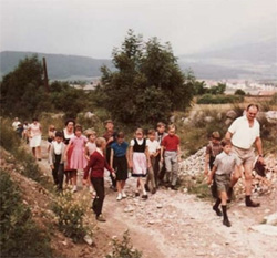 Wanderung bei der Kindererholung 1967